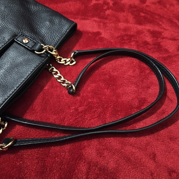 Michael Kors Jet Set Chain Navy Blue Pebble Leather Tote/Handbag - Picture 12 of 12